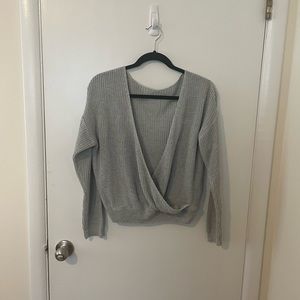 Casual going out sweater, open front, looser fit, very comfortable